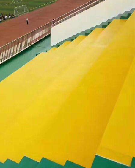 肥乡球场台阶翻新修补改造